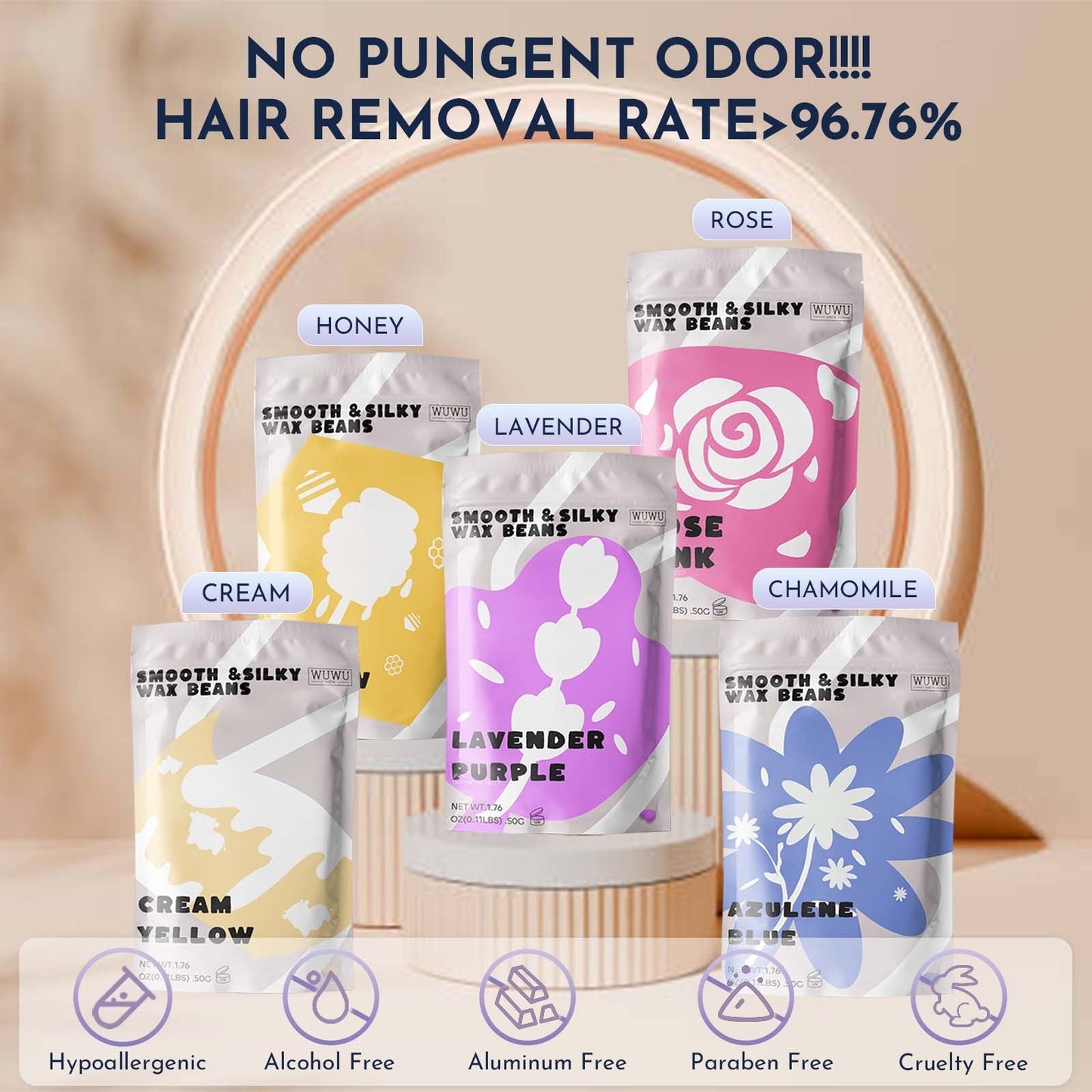 23 Items Professional Hair Remover Wax Kit - waxinity®