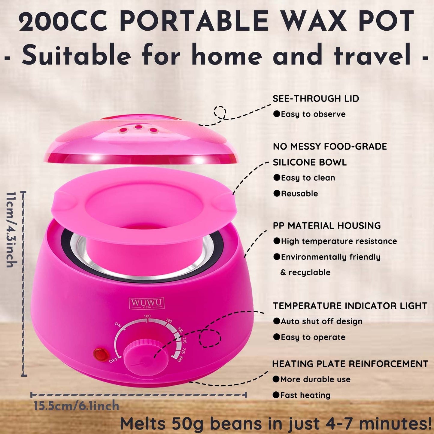 23 Items Professional Hair Remover Wax Kit - waxinity®