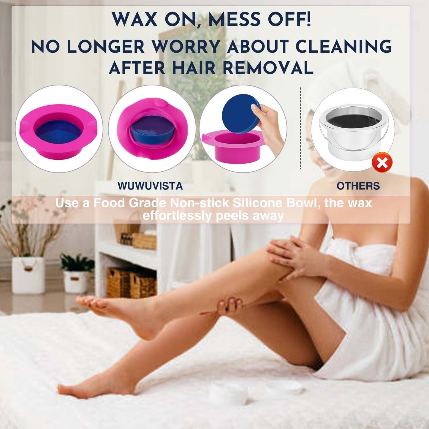 23 Items Professional Hair Remover Wax Kit - waxinity®